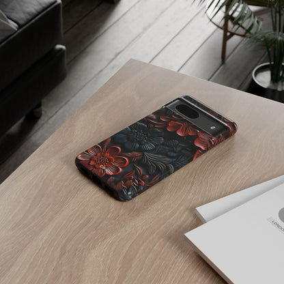 Sculpted Floral Elegance - Google Pixel Case