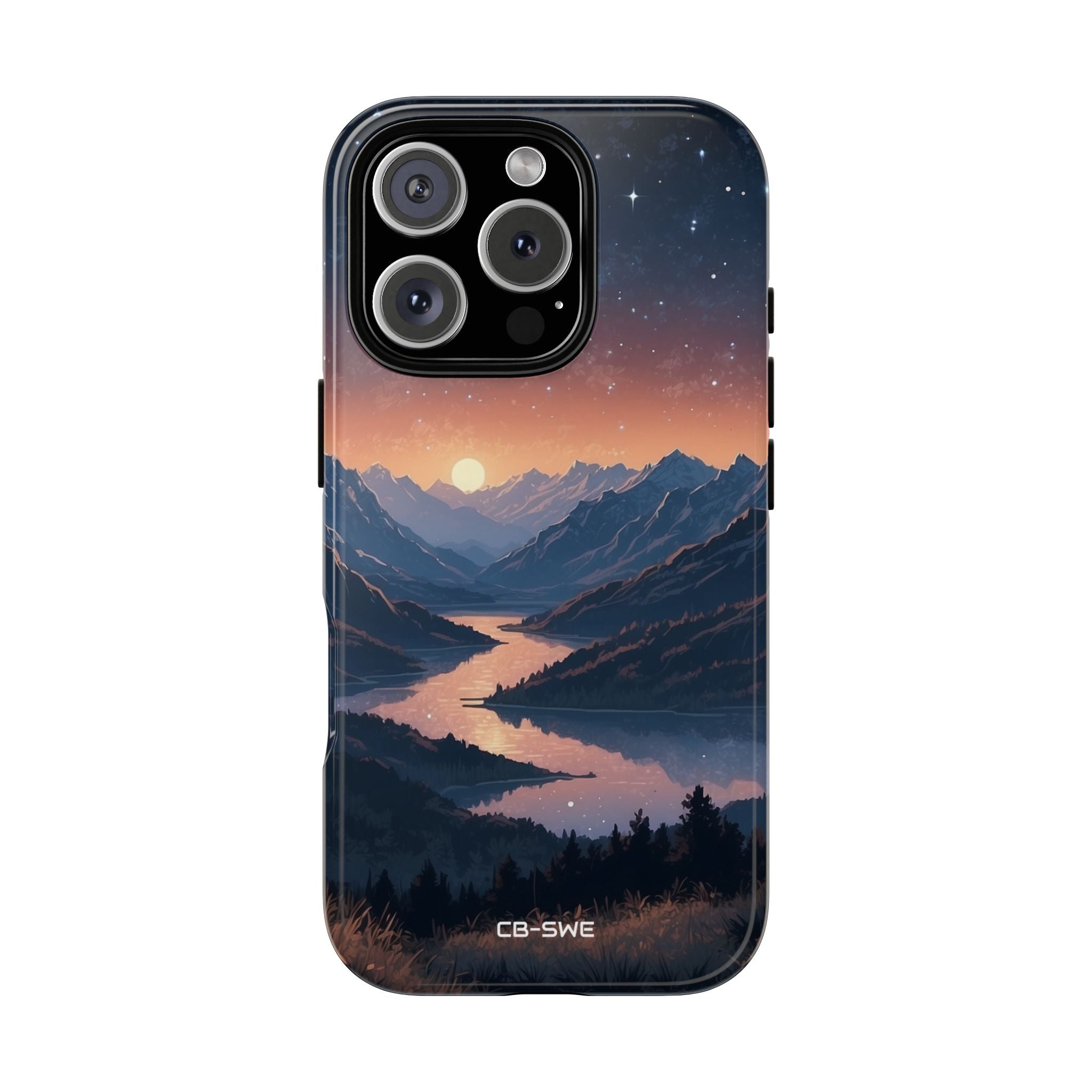 Mountains Embrace Light - iPhone Case