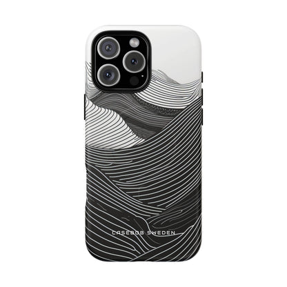 Undulating Horizon Waves iPhone 16 | Tough+ Phone Case