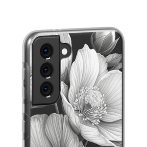 Botanische Eleganz | Flexible Handyhülle für Samsung Galaxy