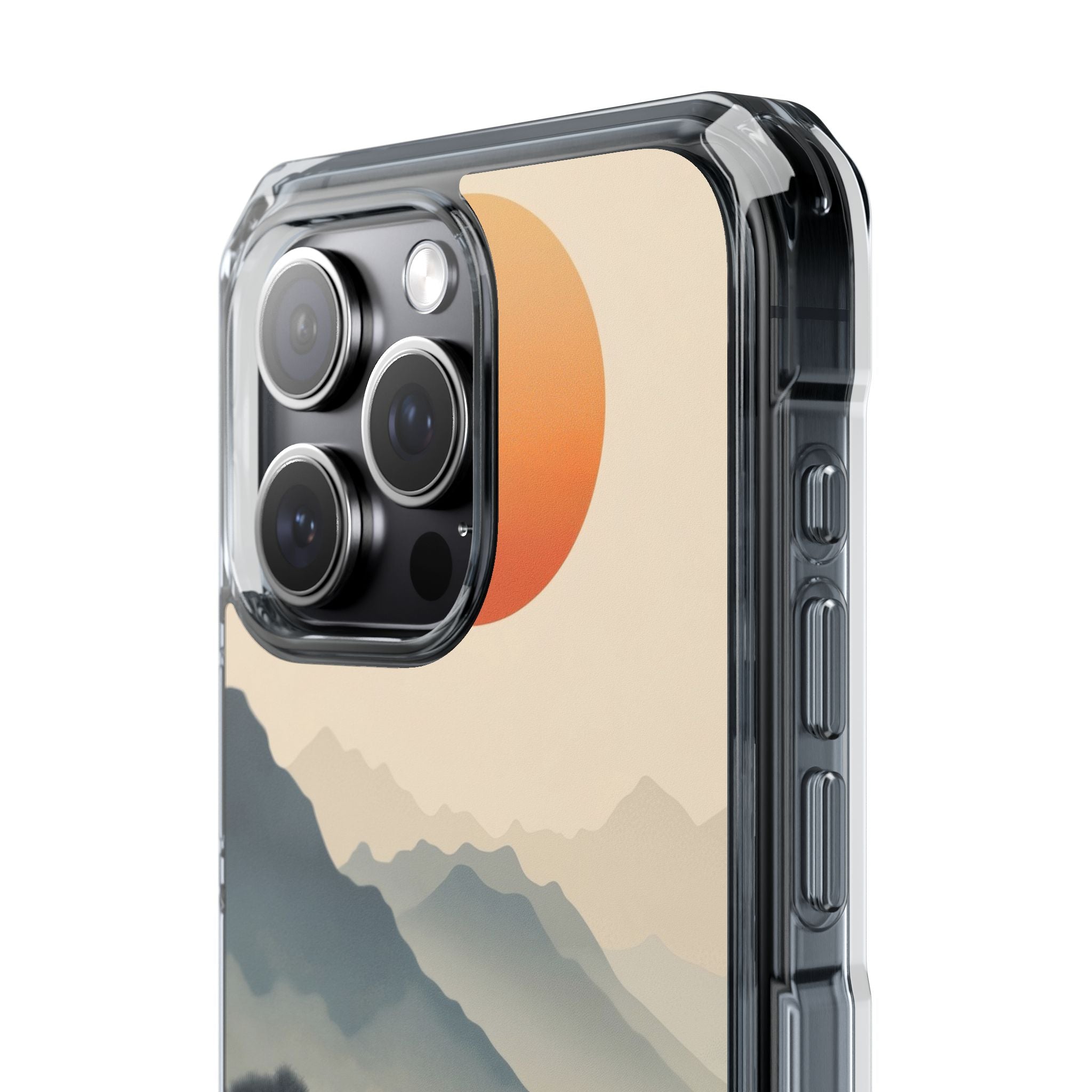 Mountains Embrace Sun iPhone Case - Impact