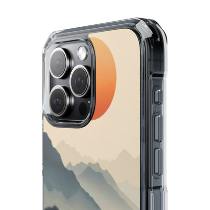 Mountains Embrace Sun iPhone Case - Impact