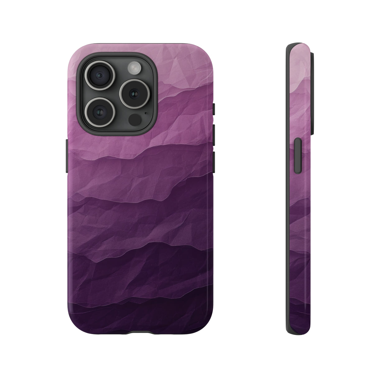 Lilac to Plum Gradient - Protective Phone Case