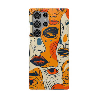 Gradient Face Mosaic Samsung S23 - Slim Phone Case