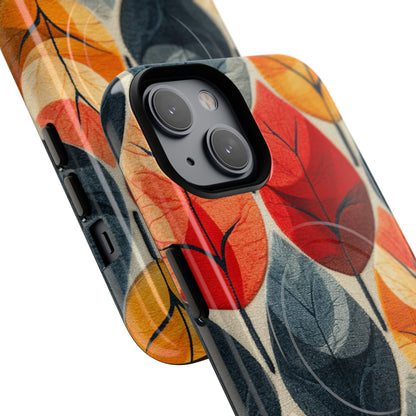 Autumn Leaf Design - Tough + MagSafe® iPhone 14 Phone Case