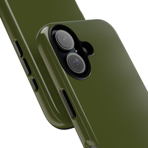 Olive Echoes: Minimalist Serenity - for iPhone 16