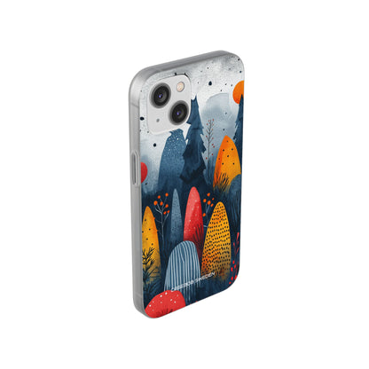 Whimsical Nature - Flexi iPhone 14 Phone Case