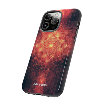 Radiant Mandala iPhone 14 Pro Max Case - Tough