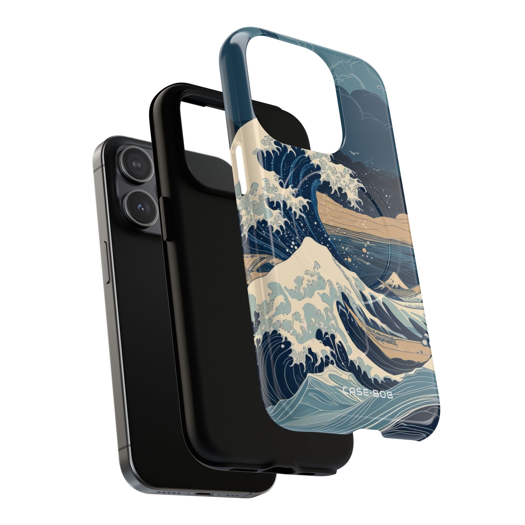 Cresting Blue Wave iPhone 15 Pro Case - Tough+
