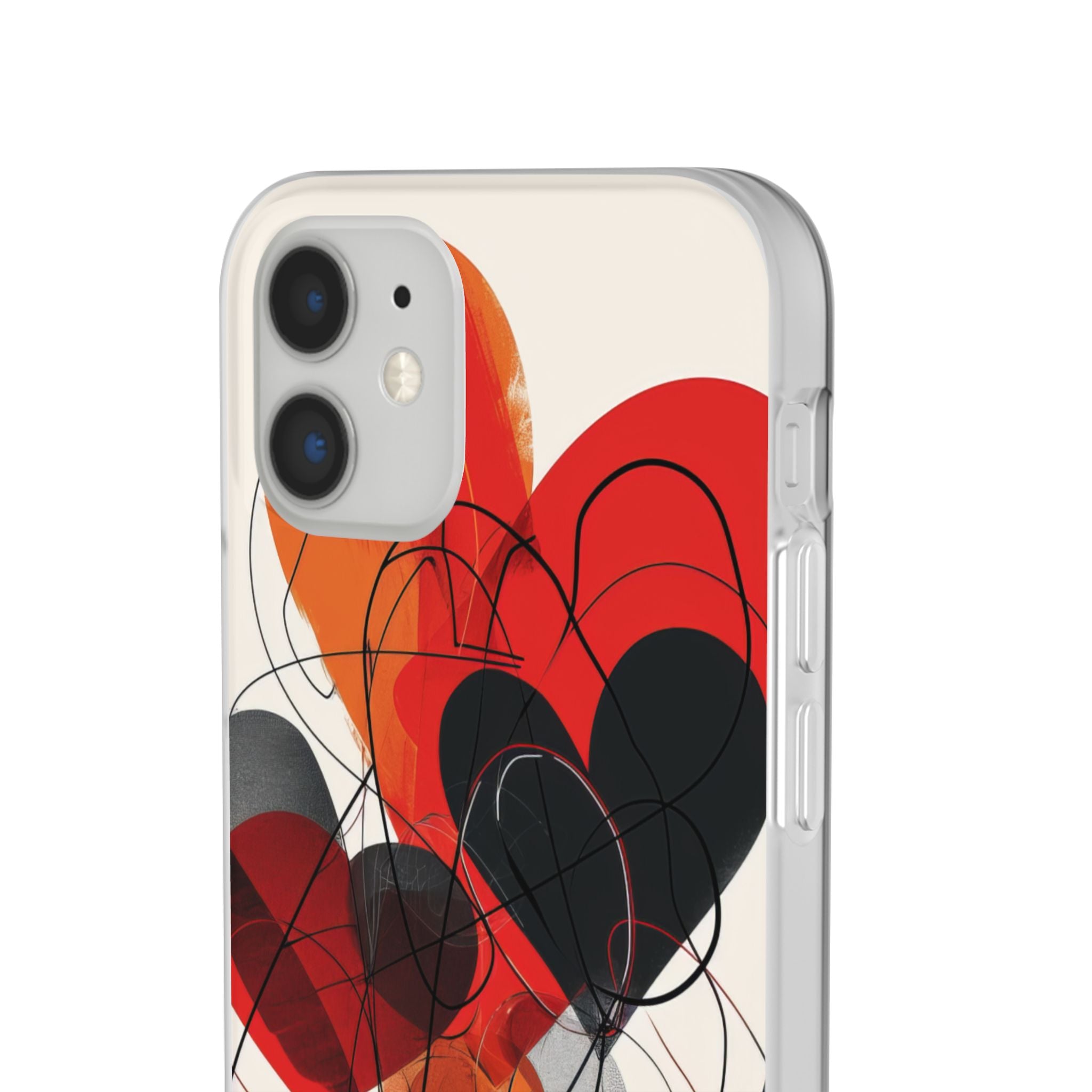 Fiery Hearts | Flexible Phone Case for iPhone