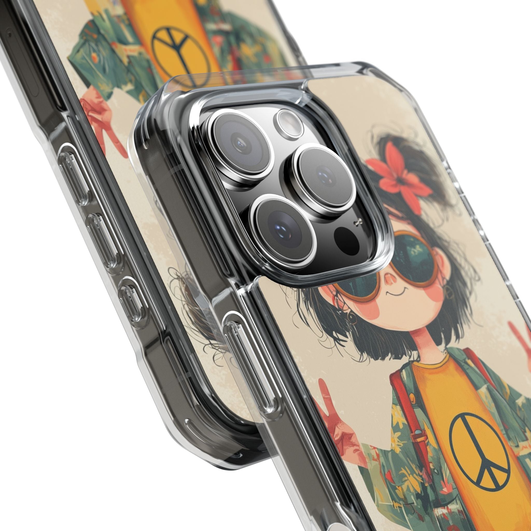 Peace Pigtails iPhone 16 Pro Case - Impact