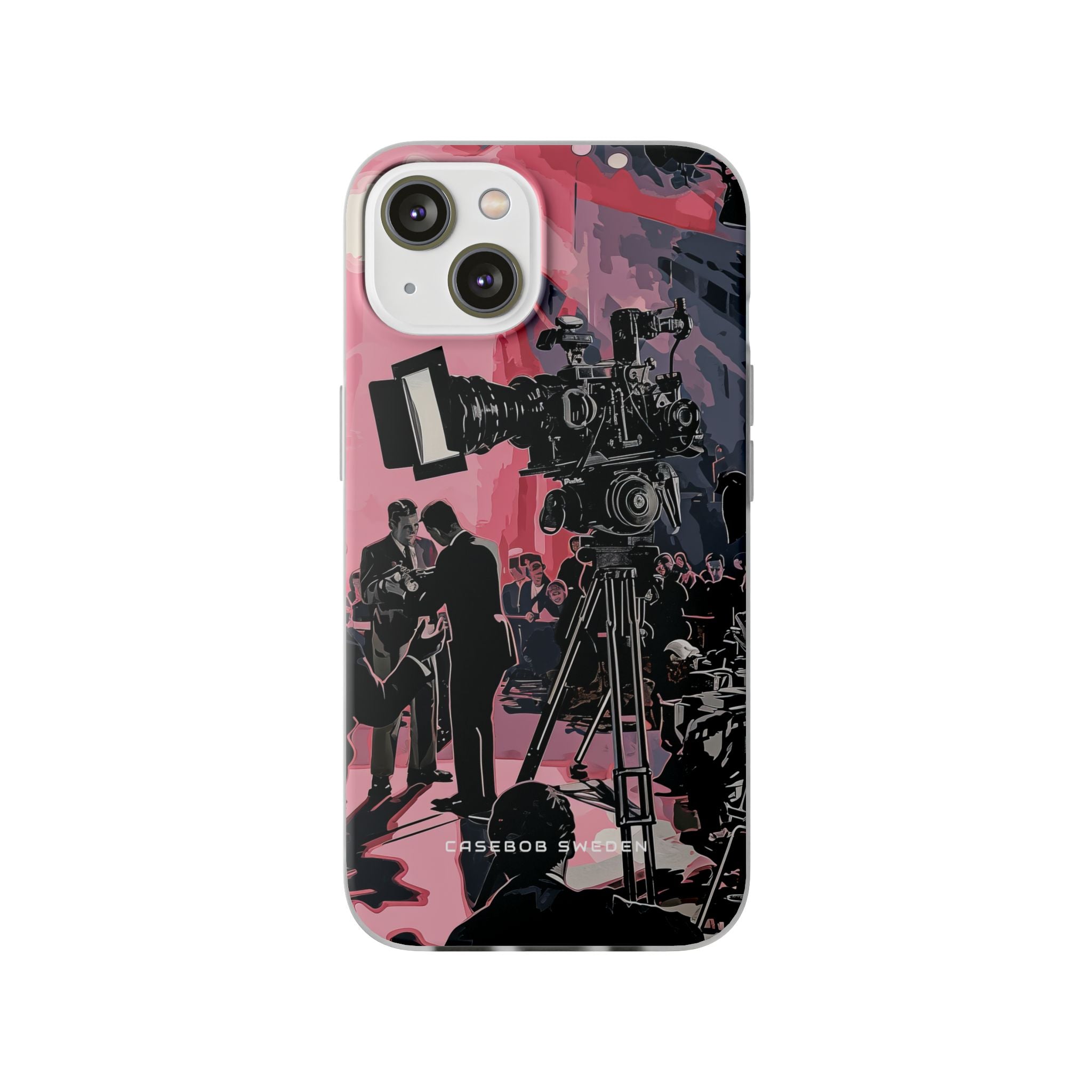 Retro Cinematic Spotlight iPhone 14 - Flexi Phone Case