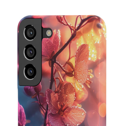 Pink Bloom Serenity - Slim Samsung S22 Phone Case