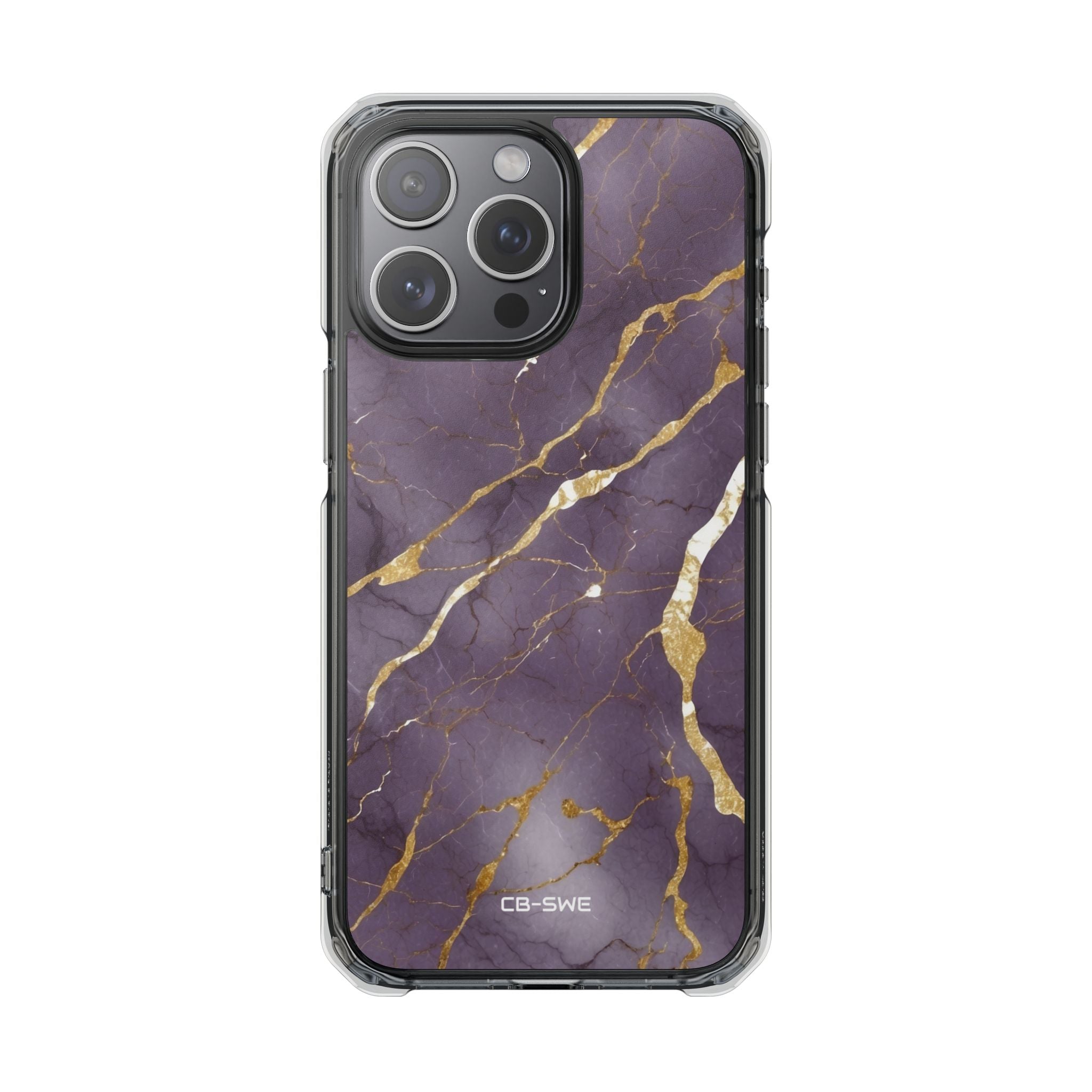 Golden Veins Flowing iPhone Case - Impact