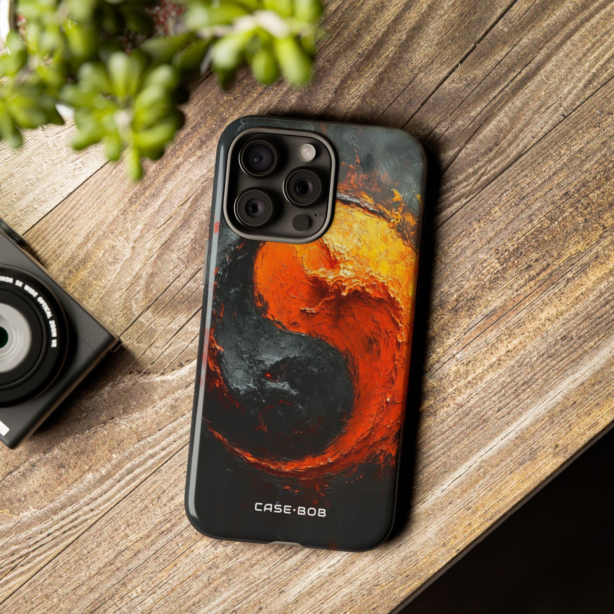 Molten Yin-Yang iPhone 15 Pro Max Case - Tough