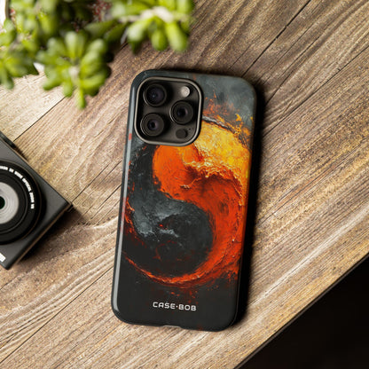 Molten Yin-Yang iPhone 15 Pro Max Case - Tough