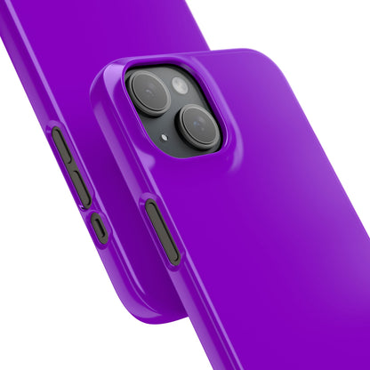 Dark Violet iPhone 15 - Slim Phone Case