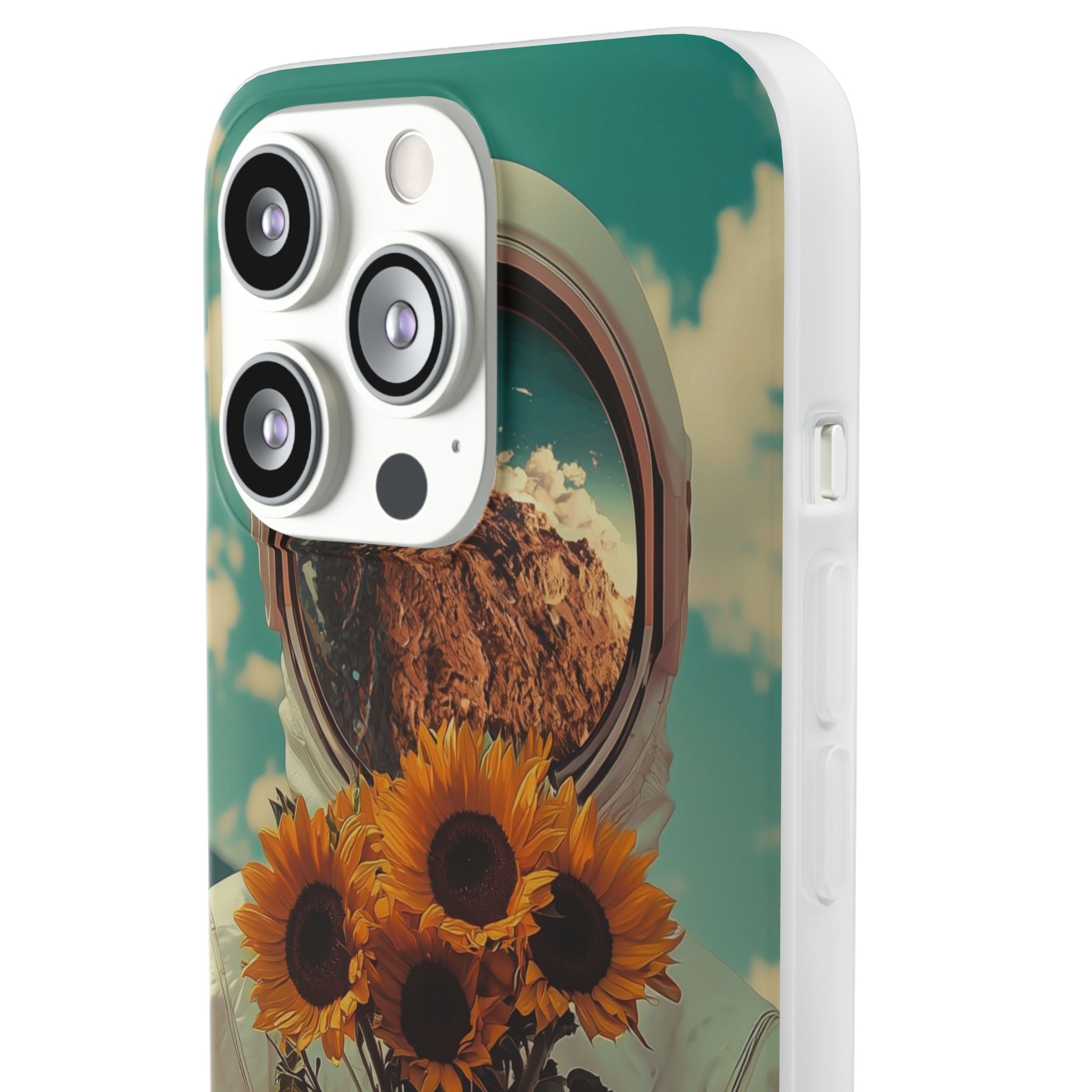 Sunflower Astronaut iPhone 13 Pro - Soft