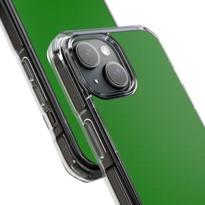 India Green | Handyhülle für iPhone (Clear Impact Case - Magnetisch) 