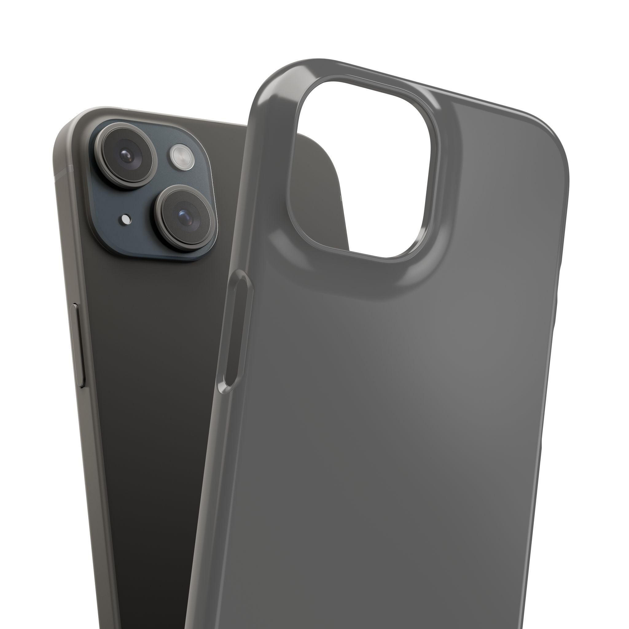 Dim Gray iPhone 15 - Slim Phone Case