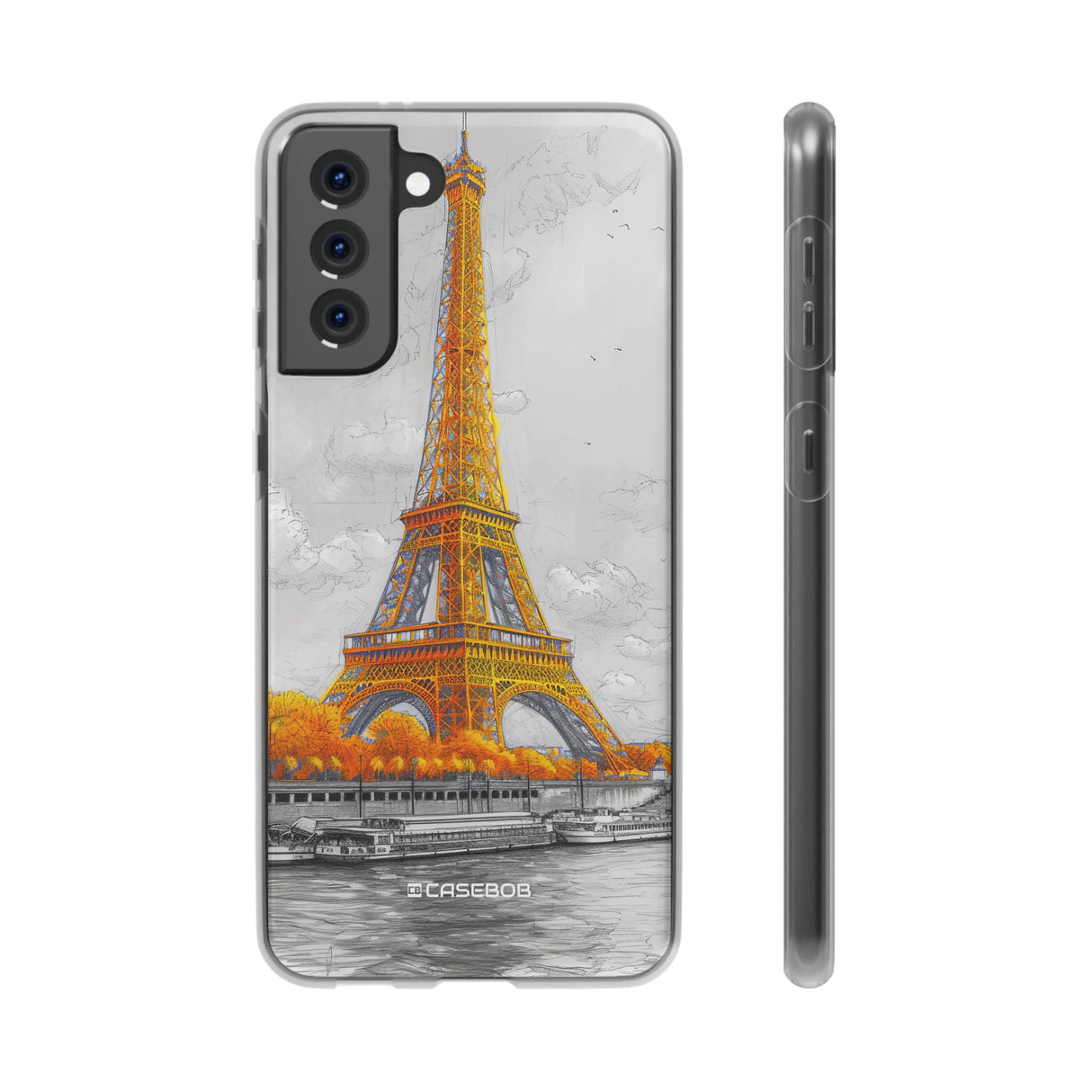 Autumnal Parisian Glow | Flexible Phone Case for Samsung Galaxy