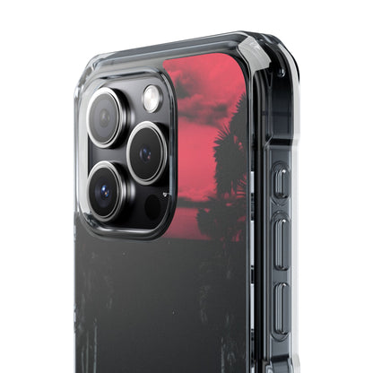 Retro Futuristic Nightscape iPhone Case - Impact