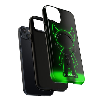 Neon Horned Glow iPhone 14 Plus Case - Tough+