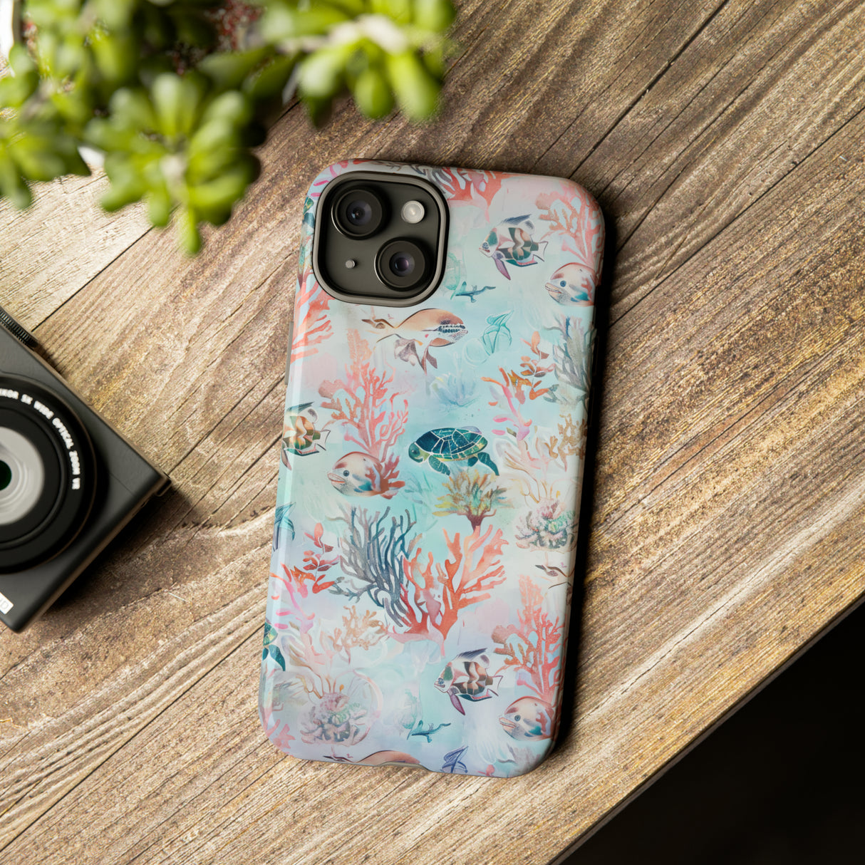 Pastel Underwater Serenade - Protective Phone Case