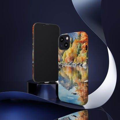 Autumn Leaves Reflect - iPhone Case