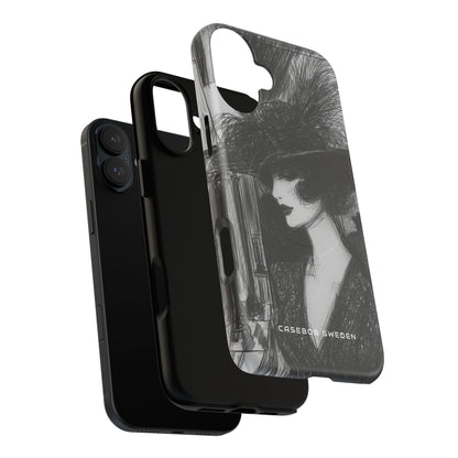 Timeless Elegance in Monochrome iPhone 16 | Tough+ Phone Case