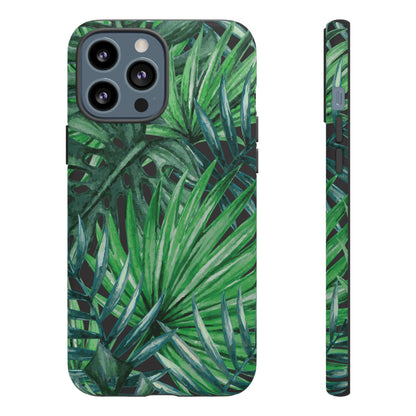 Watercolor Tropical Palm - Protective Phone Case