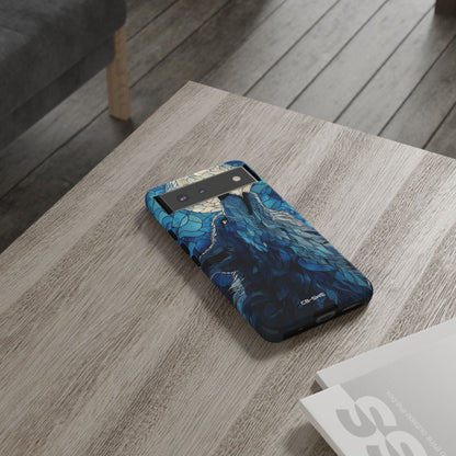 Wolf Howls Moonlight - Google Pixel Case