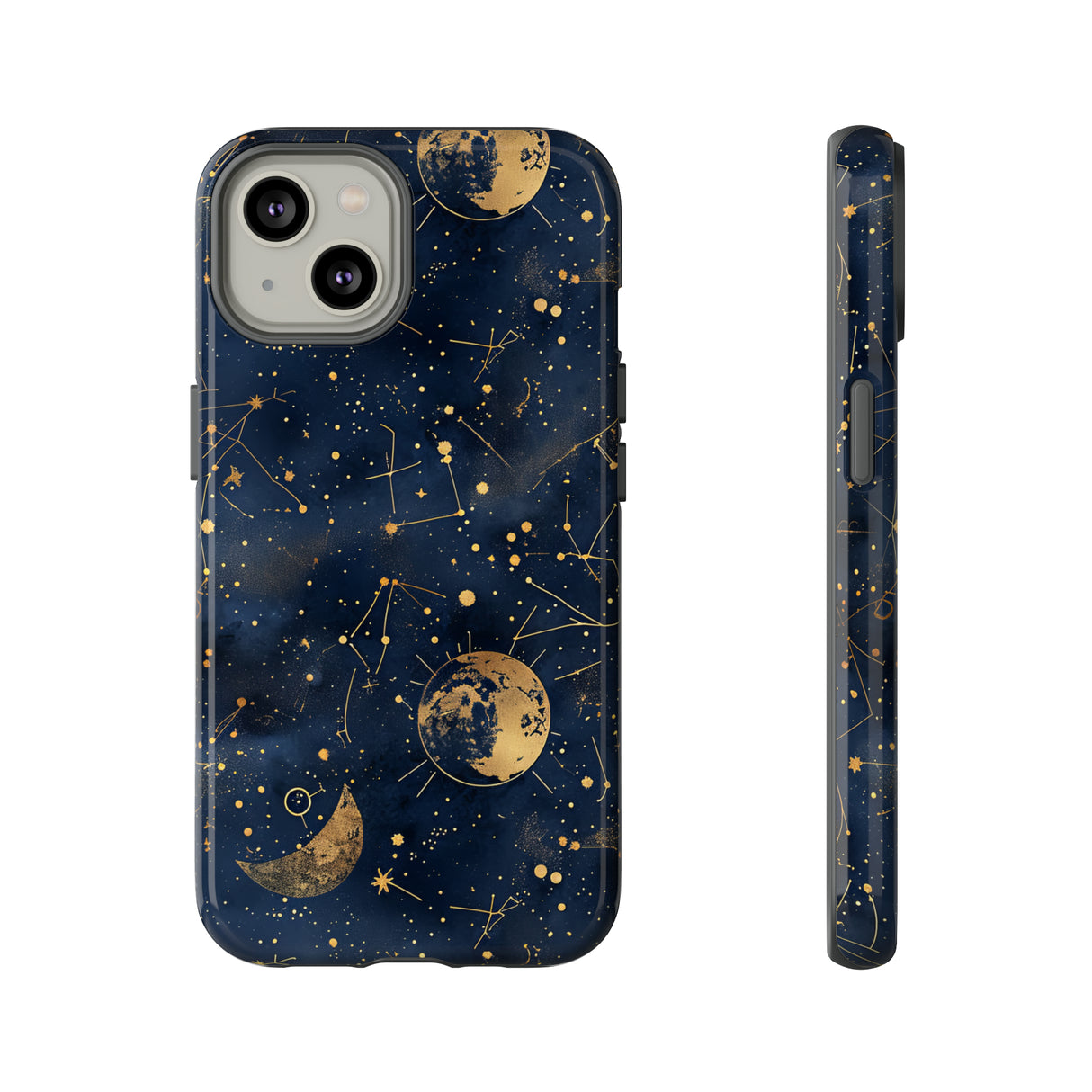 Celestial Zodiac Whispers - Protective Phone Case