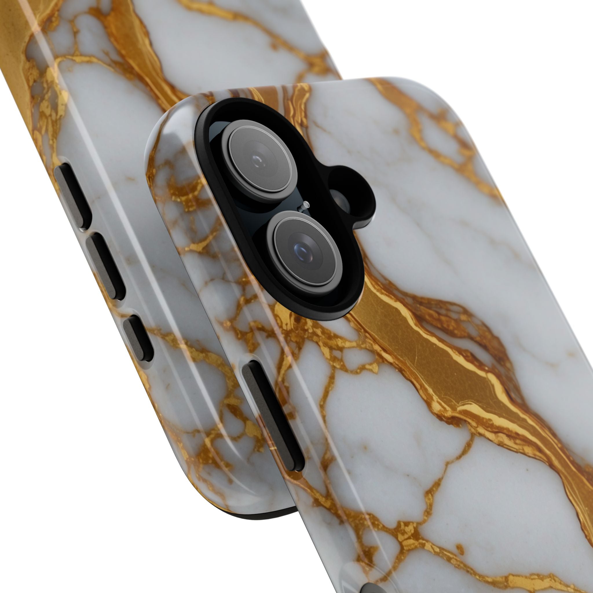 Golden Veins Flow - iPhone Case
