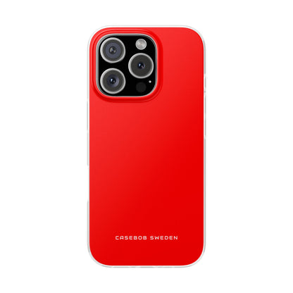 Red iPhone 16 - Flexi Phone Case