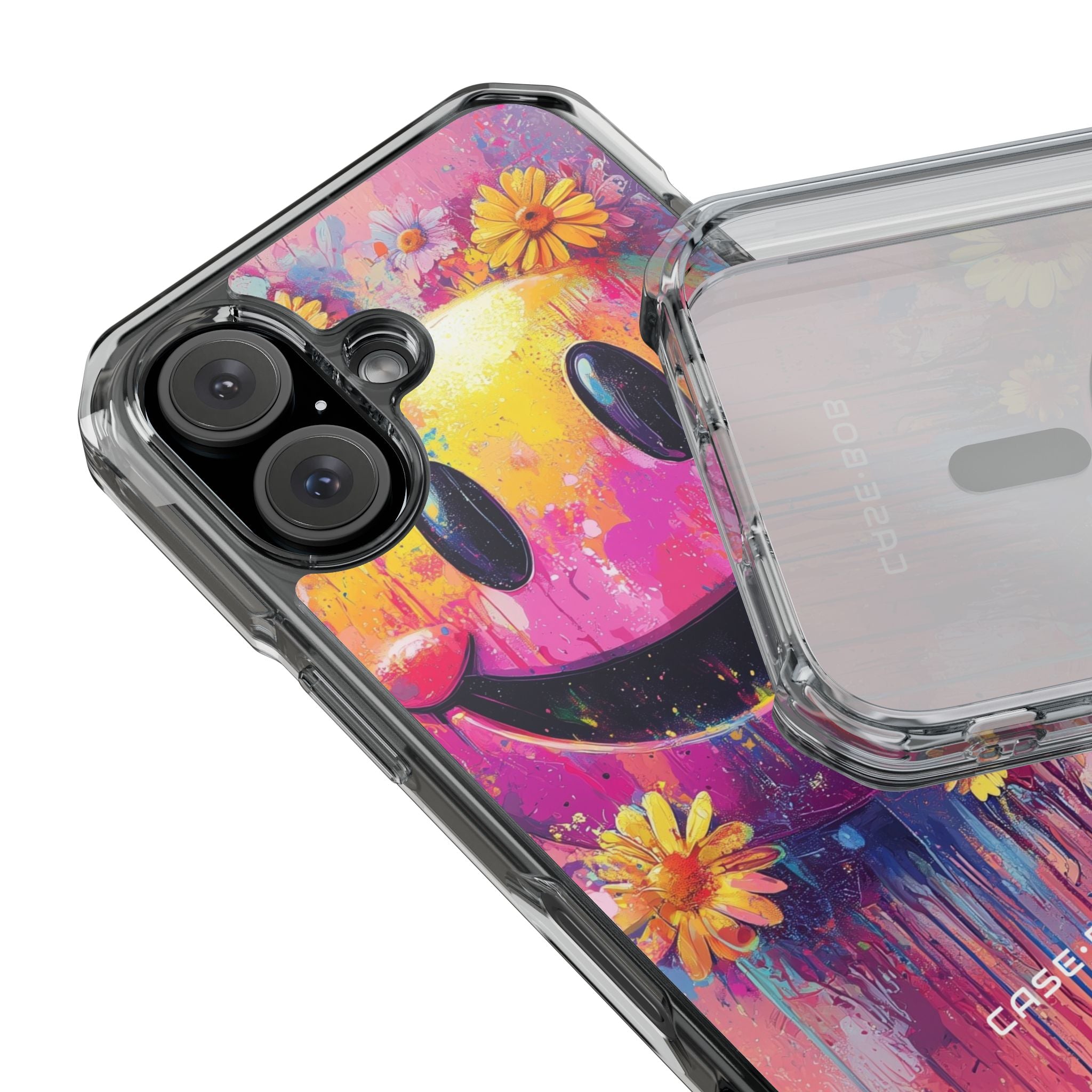 Smiley Bloom iPhone 15 Case - Impact