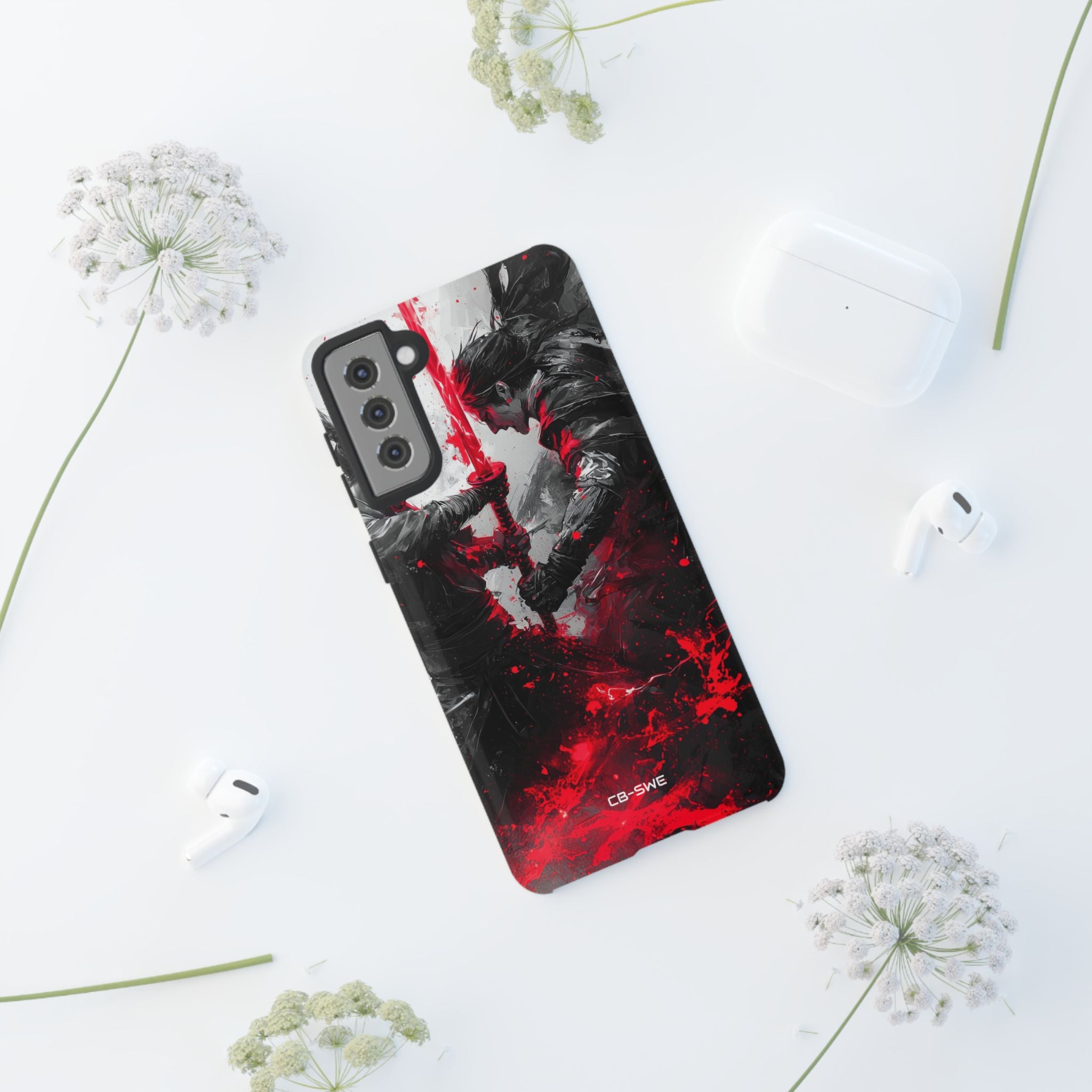 Crimson Blade Clash - Samsung Case