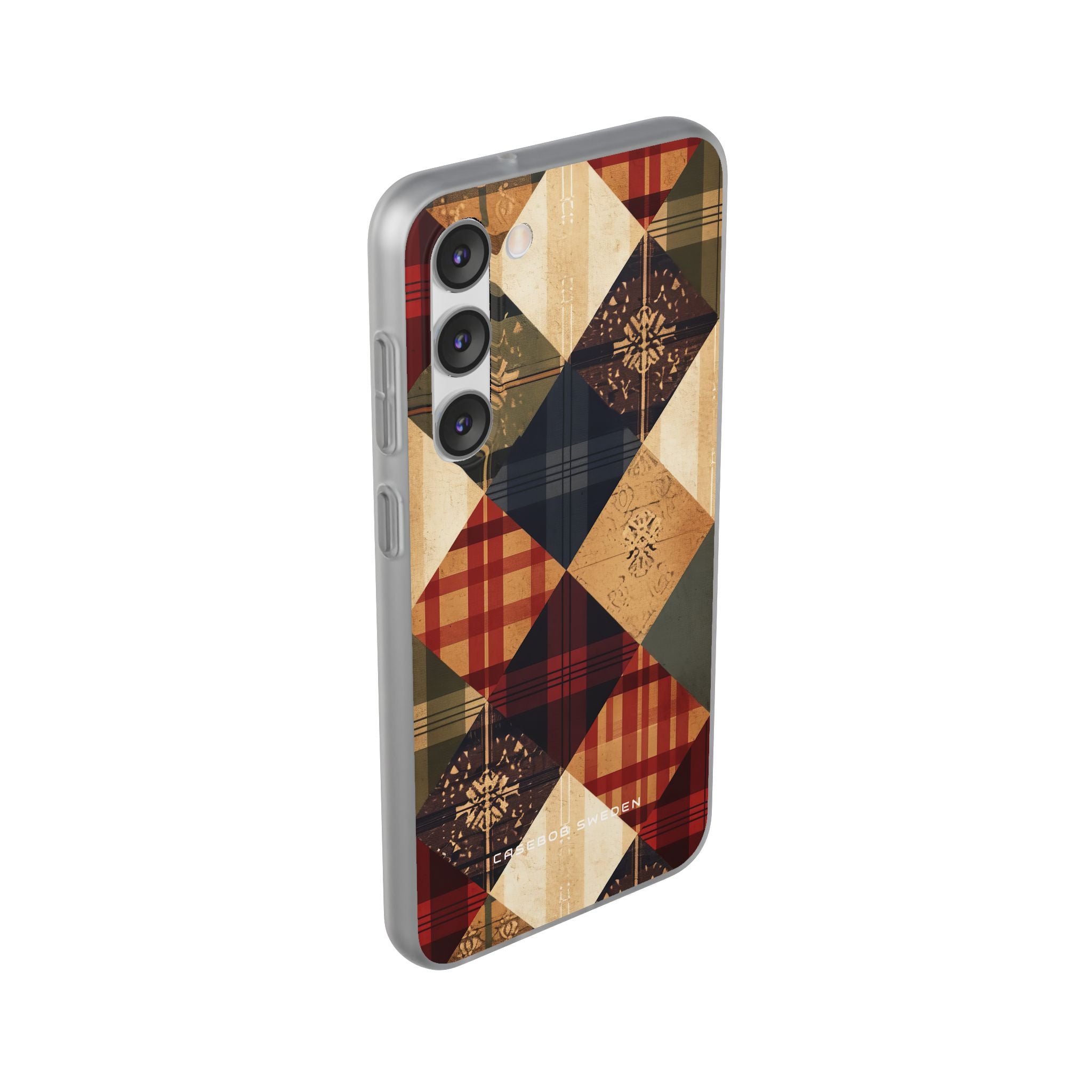 Rustic Geometric Patchwork Harmony Samsung S23 - Flexi Phone Case