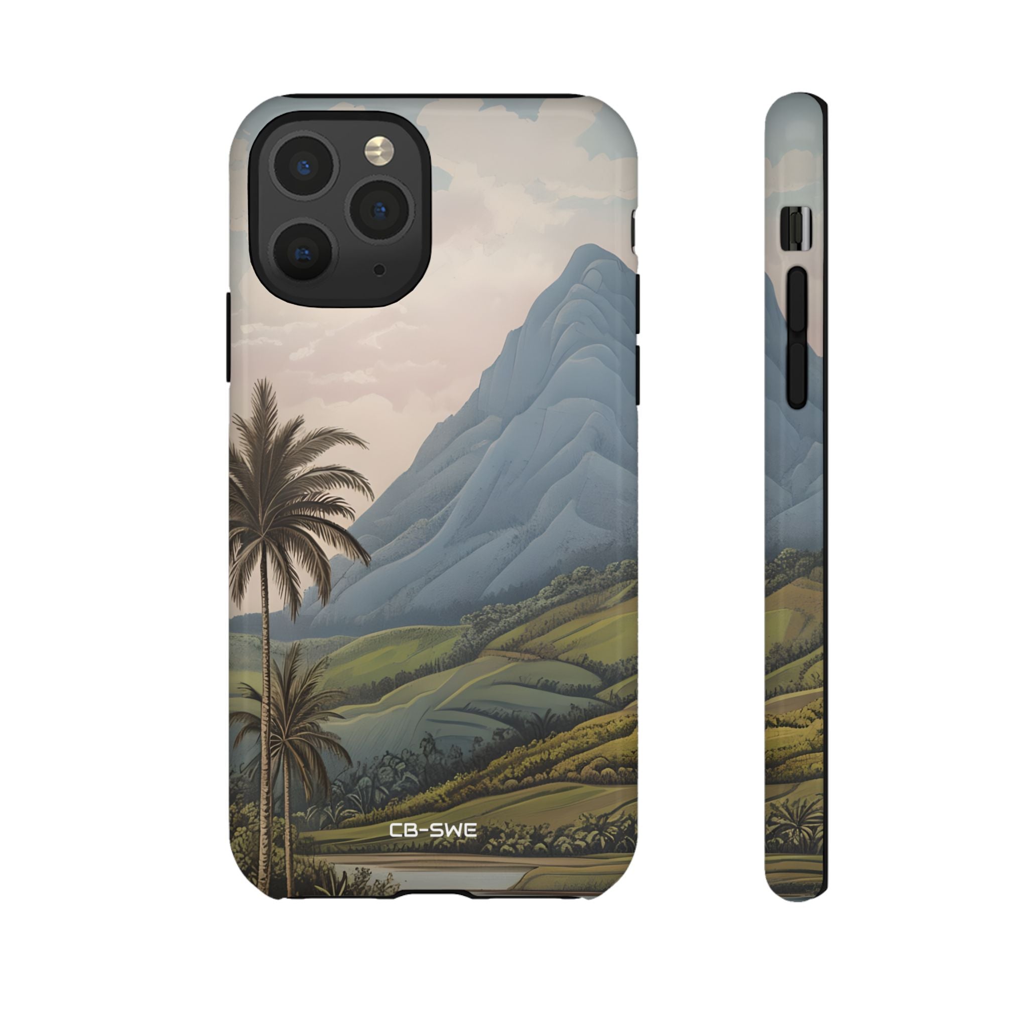 Serene Mountain Oasis - iPhone Case