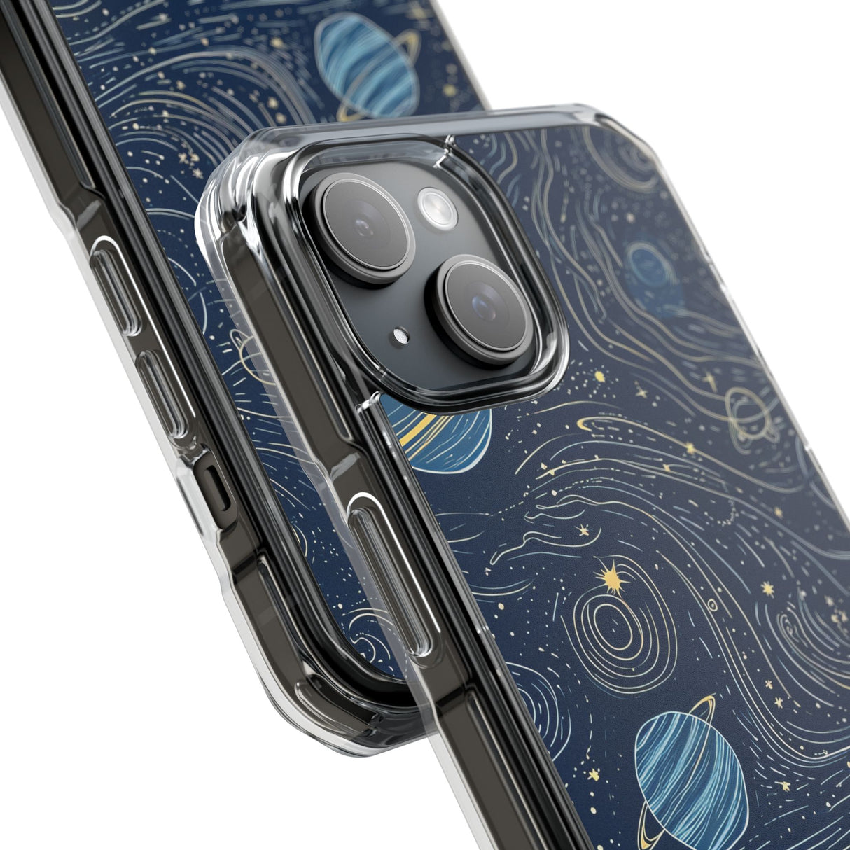 Cosmic Whimsy – Handyhülle für iPhone (Clear Impact – Magnetisch)