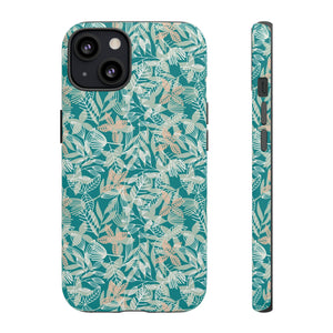 Dark Green Leaf Leaf - Protective Phone Case