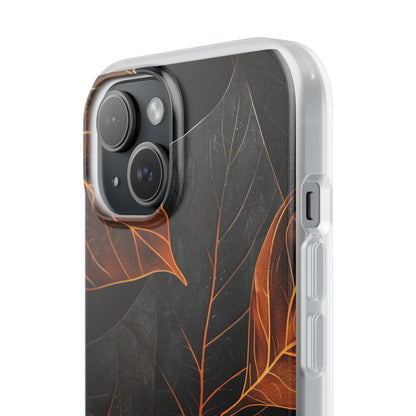 Autumn Leaf Elegance iPhone 15 - Flexi Phone Case