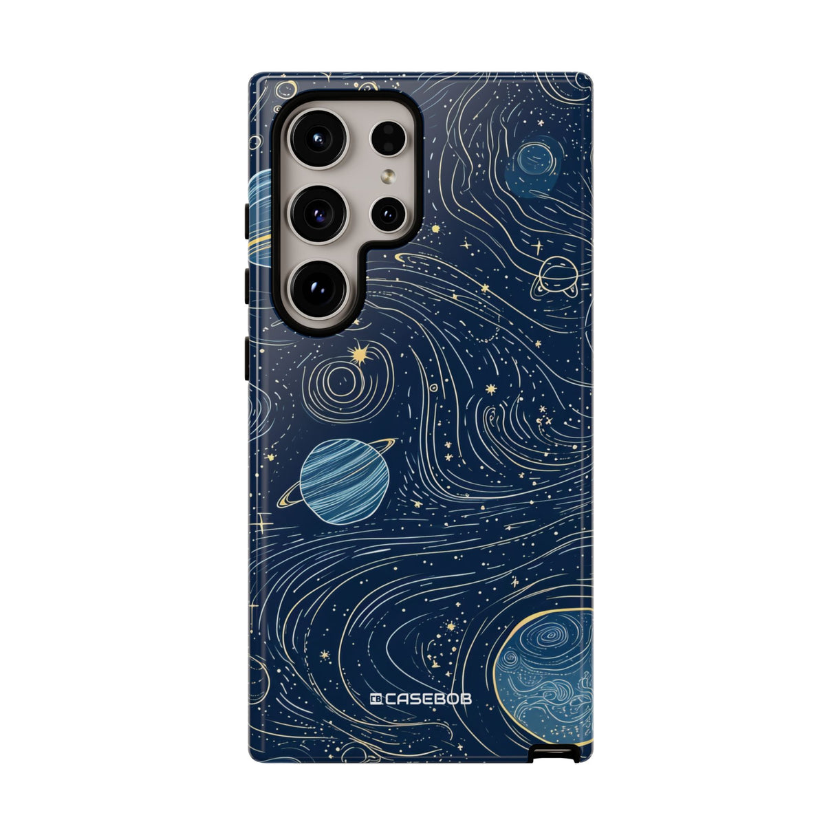 Celestial Whimsy: Hand-Drawn Universe - For Samsung S24