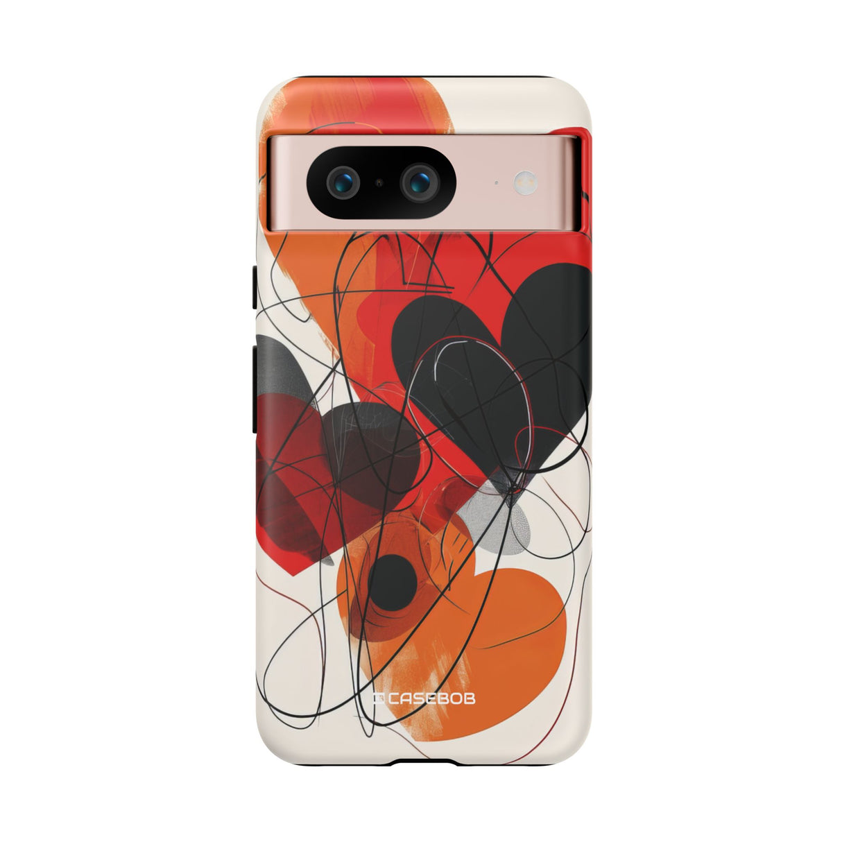 Fiery Hearts | Protective Phone Case for Google Pixel