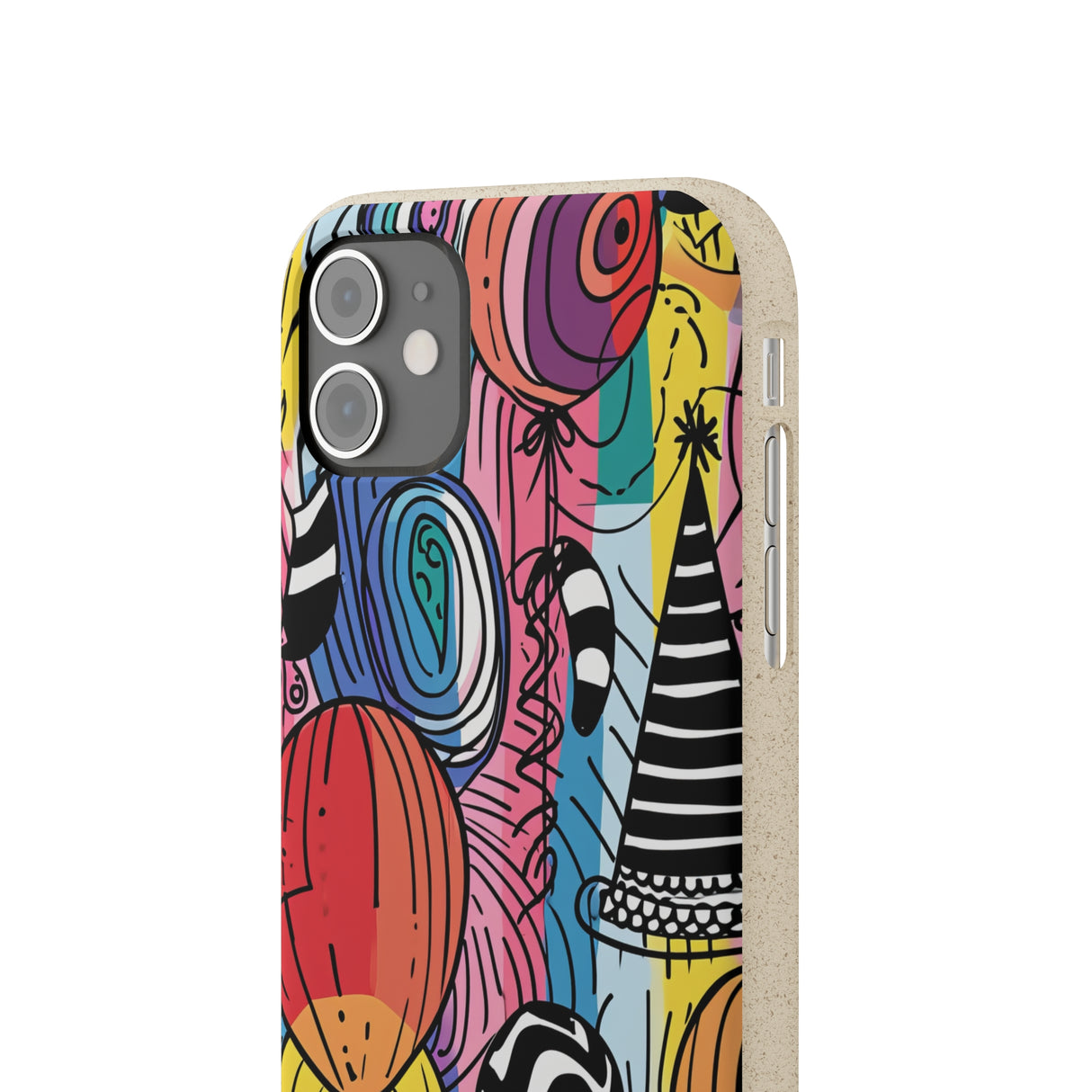 Vibrant Party Whimsy | Biodegradable Phone Case