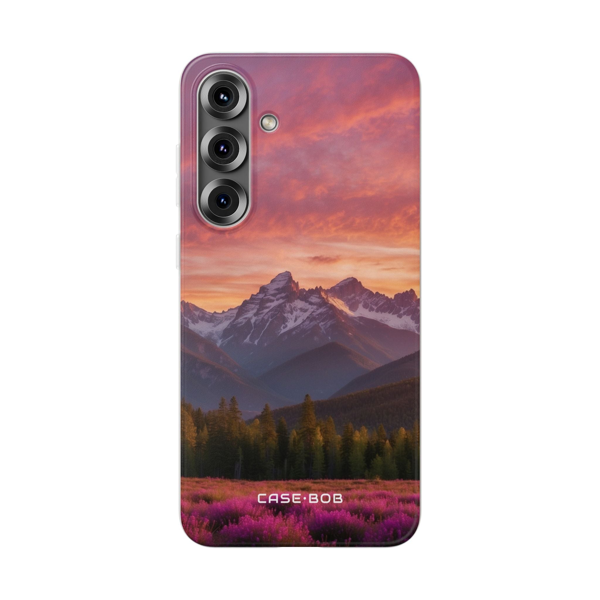 Snowy Peak Glow Samsung S25 Plus Case - Soft