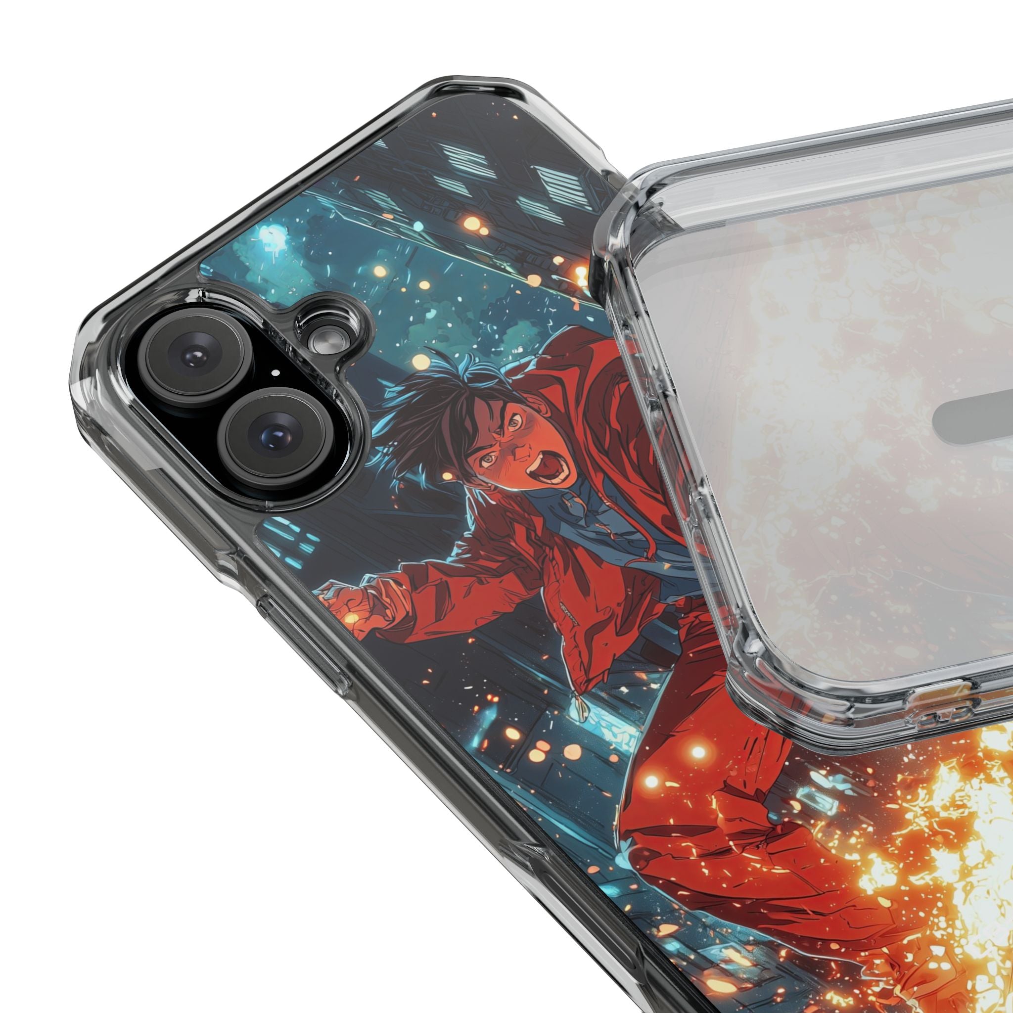 Flames Ignite Action iPhone Case - Impact