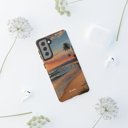 Golden Waves Embrace - Samsung Case