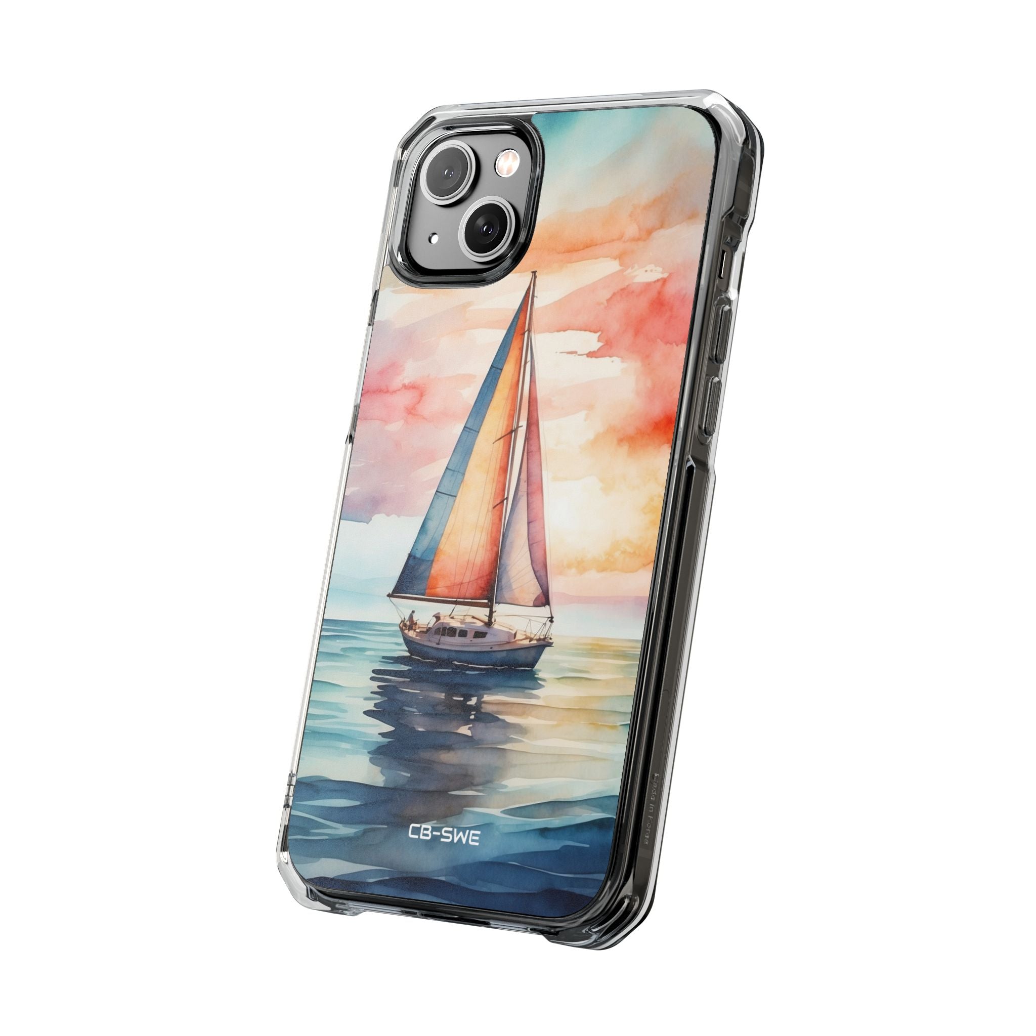 Sailboat Glides Calm iPhone Case - Impact