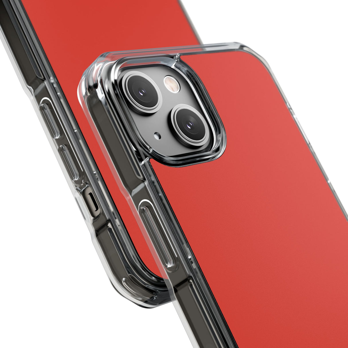 Cinnabar Red | Phone Case for iPhone (Clear Impact Case - Magnetic)